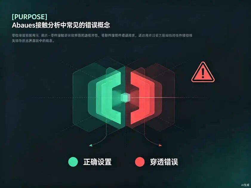 Abaqus接触分析常见错误