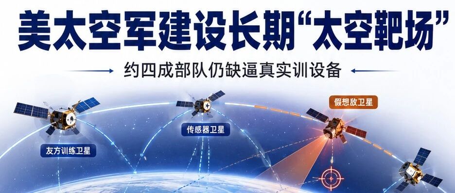 美太空军建设长期“太空靶场”：约四成部队仍缺逼真实训设备