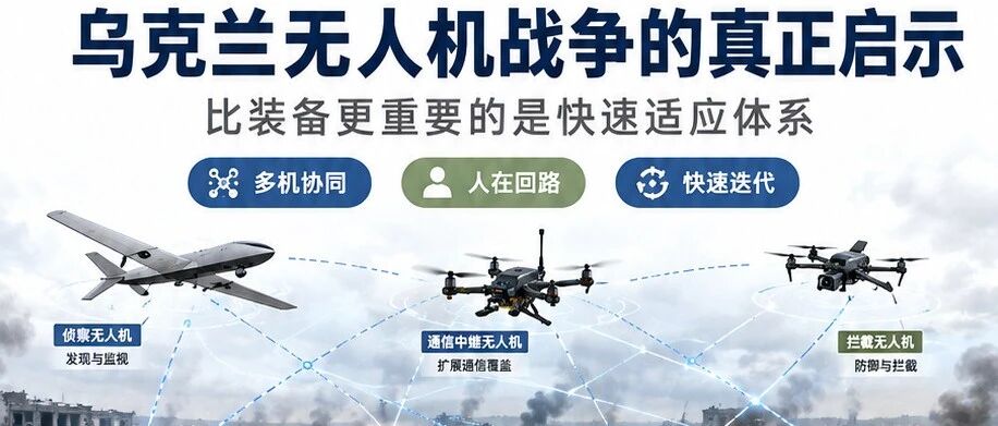 乌克兰无人机战争的真正启示：比装备更重要的是快速适应体系