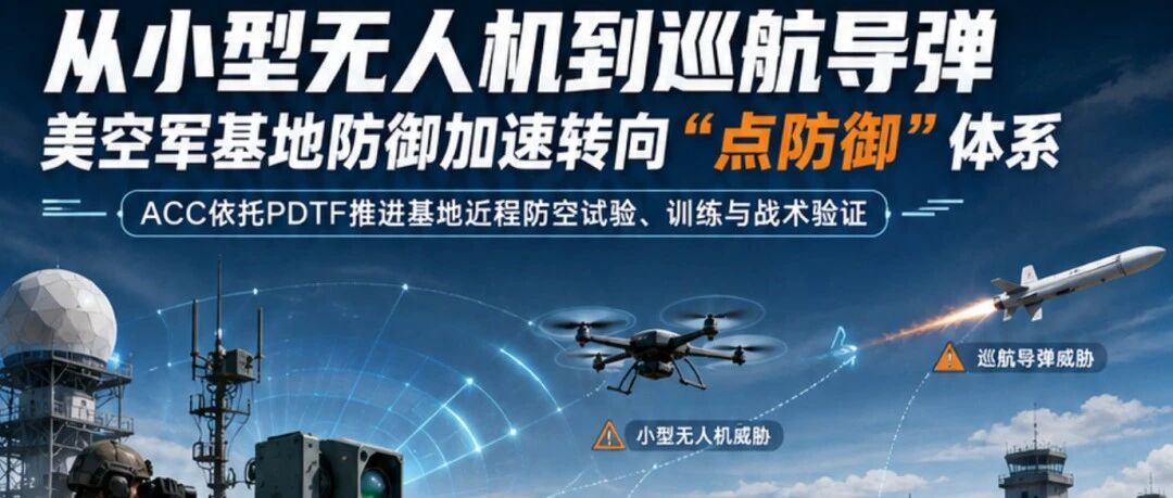 从小型无人机到巡航导弹：美空军基地防御加速转向“点防御”体系