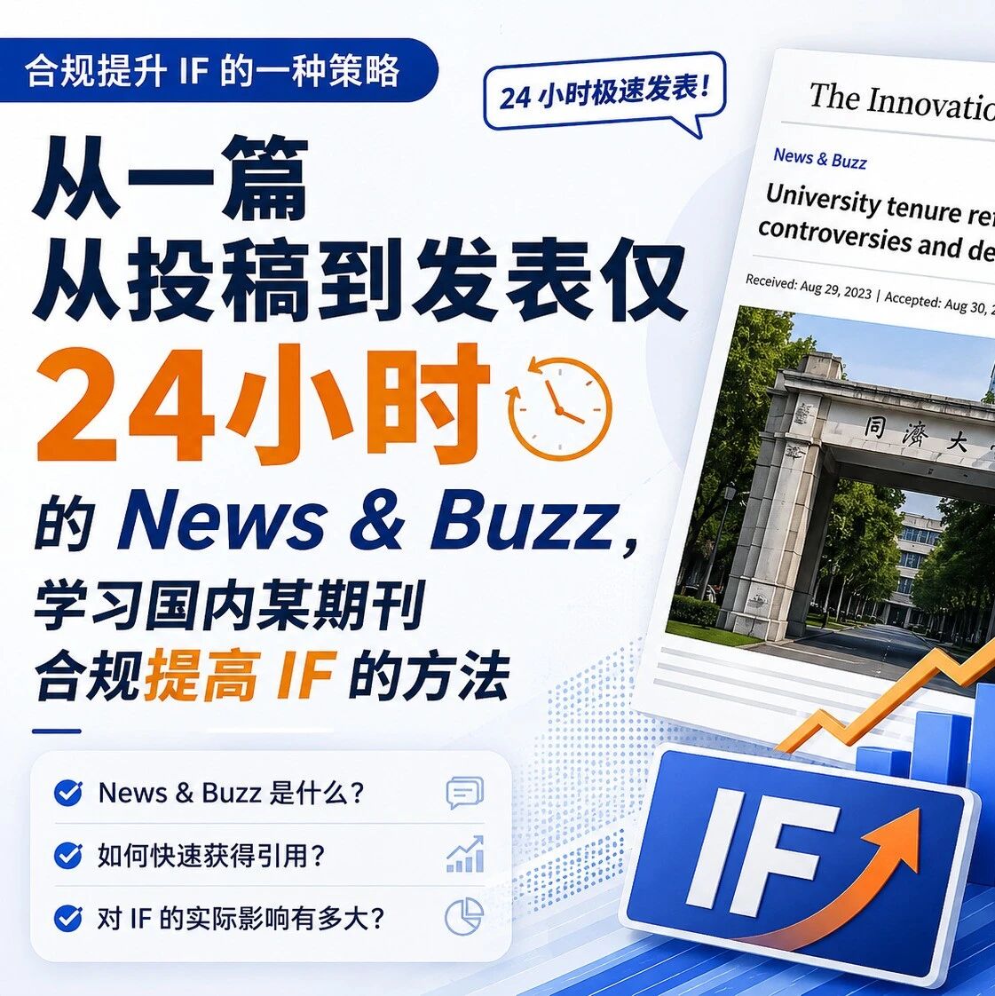 跟一篇从投稿到发表仅24小时的文章，学习国内某期刊合规提高 IF 的方法