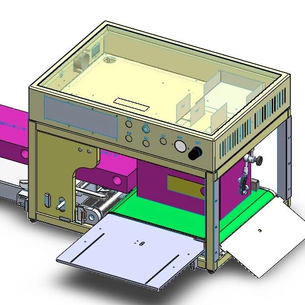 【非标数模】动态彩盒称重机3D数模图纸 step格式