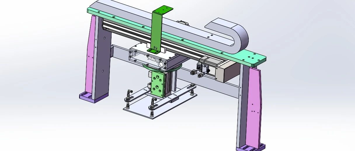 【非标数模】通用皮带机搬运旋转换向机3D数模图纸 Solidworks20设计