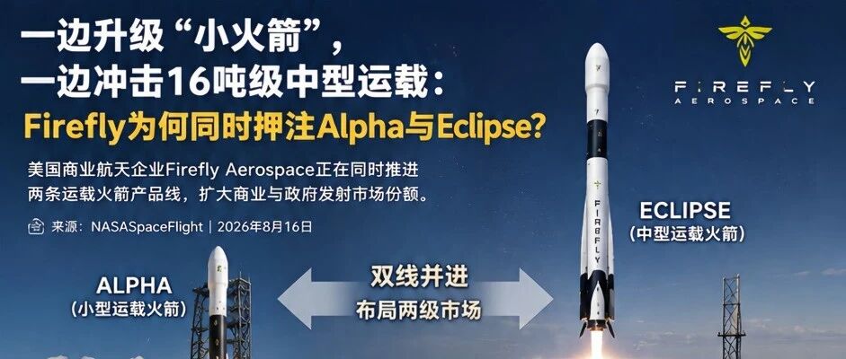 一边冲击16吨级中型运载：Firefly为何同时押注Alpha与Eclipse？