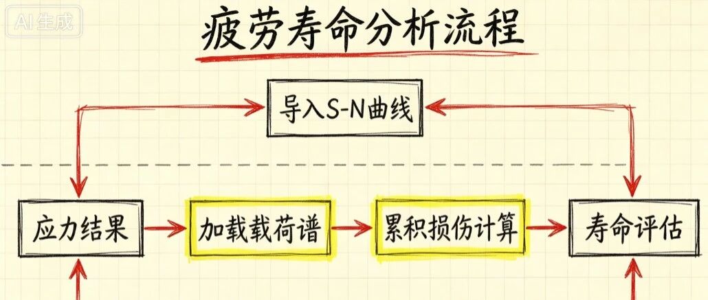 有限元每日知识点｜疲劳失效：应力没超标，零件为什么照样断？