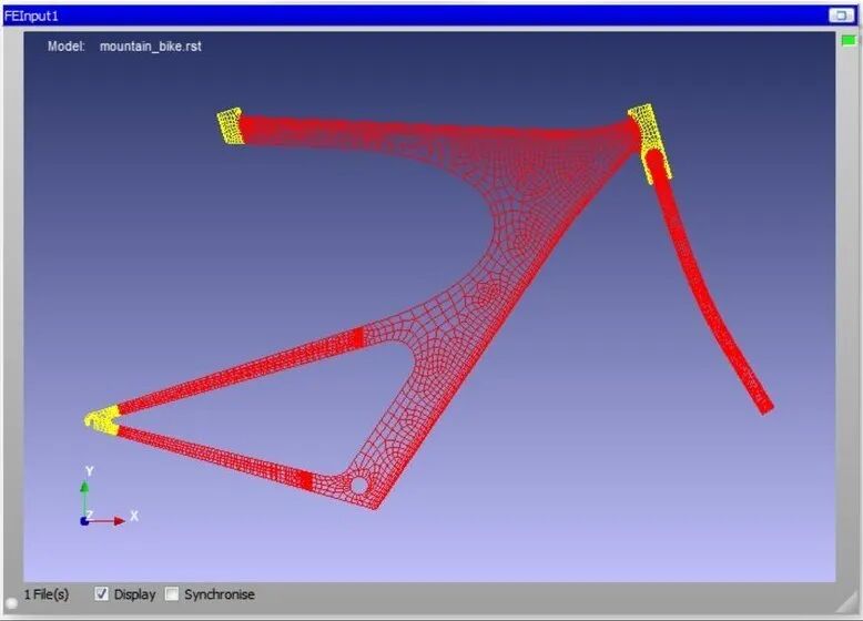 图6 网格显示模式下的模型