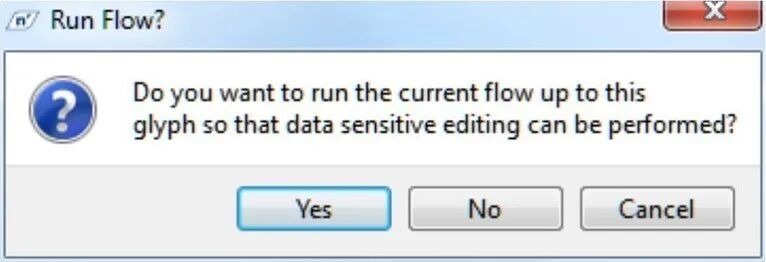 图10 运行流程对话框