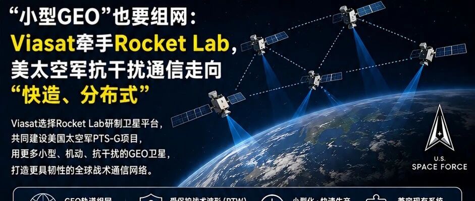 Viasat牵手Rocket Lab，美太空军抗干扰通信走向“快造、分布式”