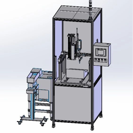 【非标数模】自动打钉工作站3D数模图纸 Solidworks20设计