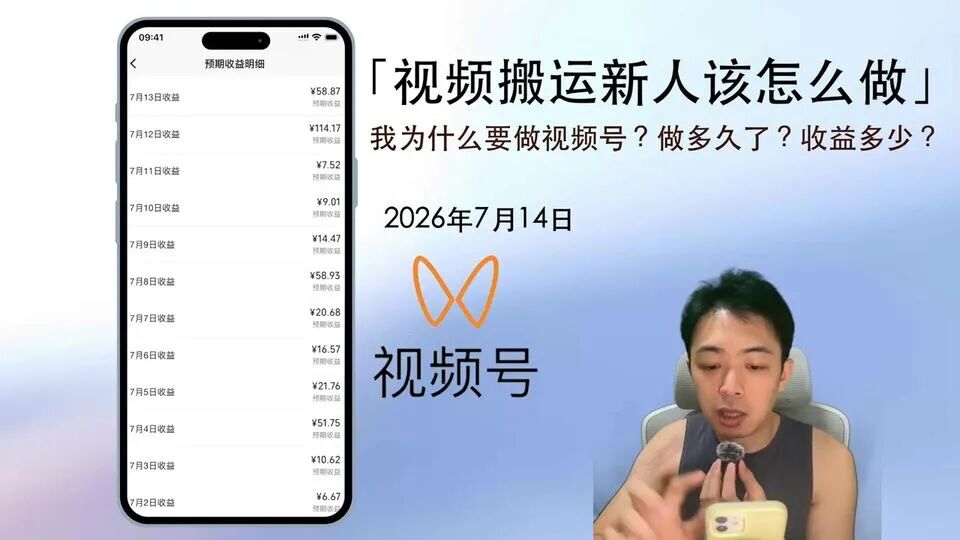 视频展示的114.17元单日收益