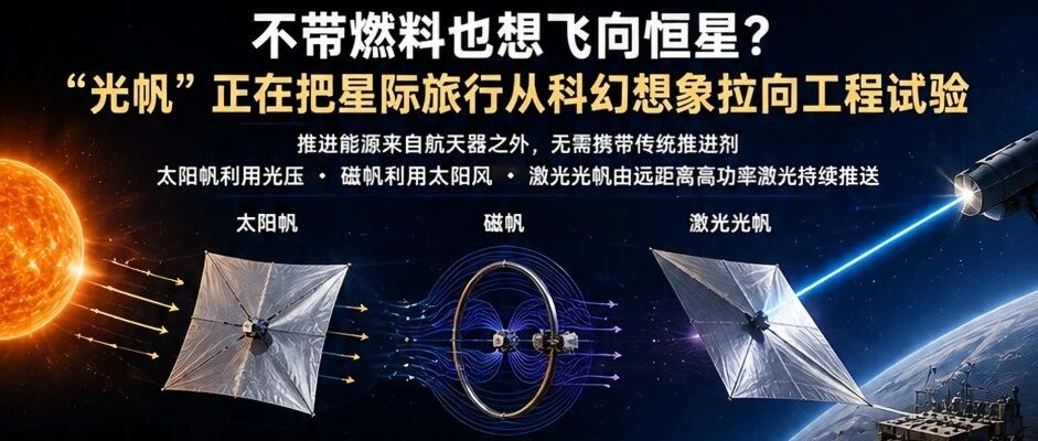 不带燃料也想飞向恒星？“光帆”正在把星际旅行从科幻想象拉向工程试验