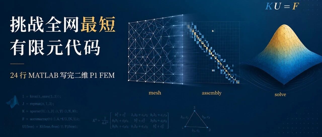 24行代码教你学会有限元编程