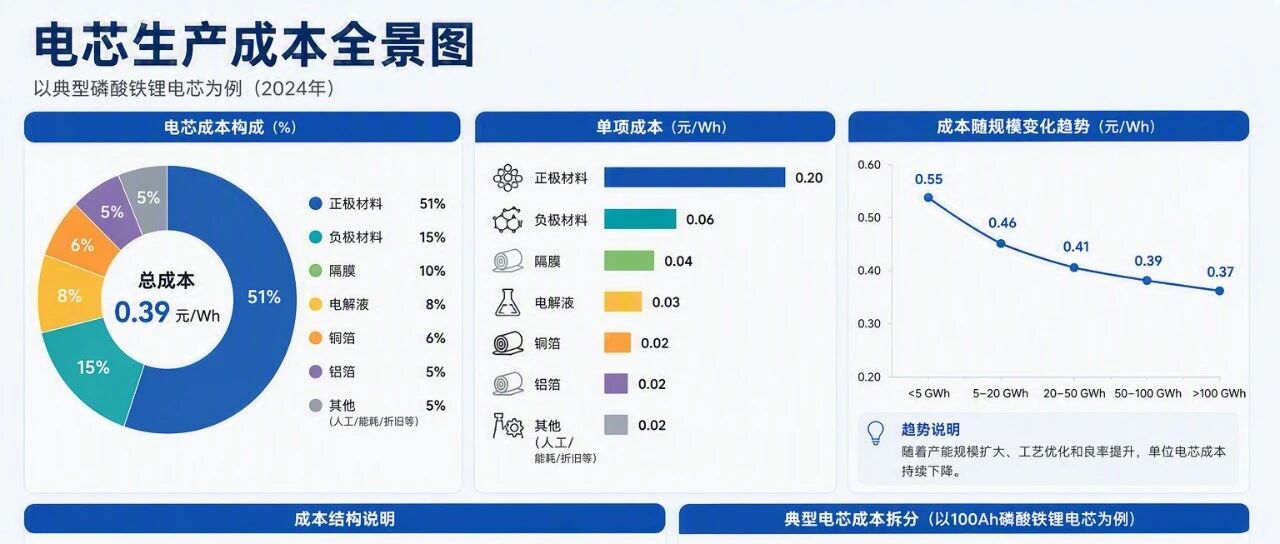 如何计算电芯生产成本