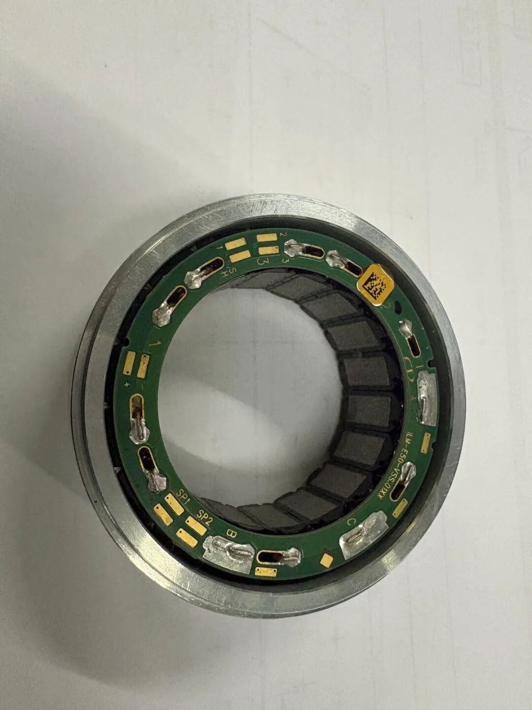 定子端面环形PCB近景