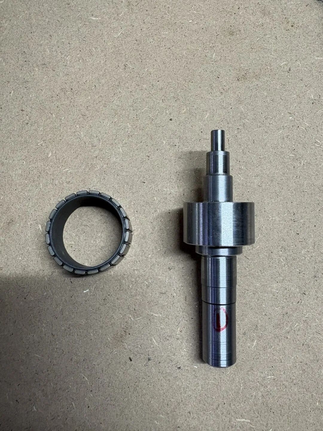 TQ分段磁钢转子套与加工轴（散件）