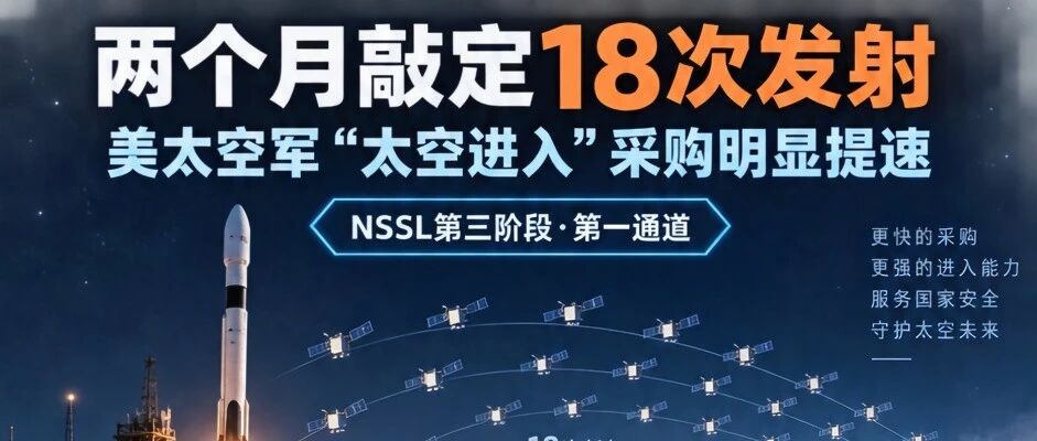 两个月敲定18次发射：美太空军“太空进入”采购明显提速