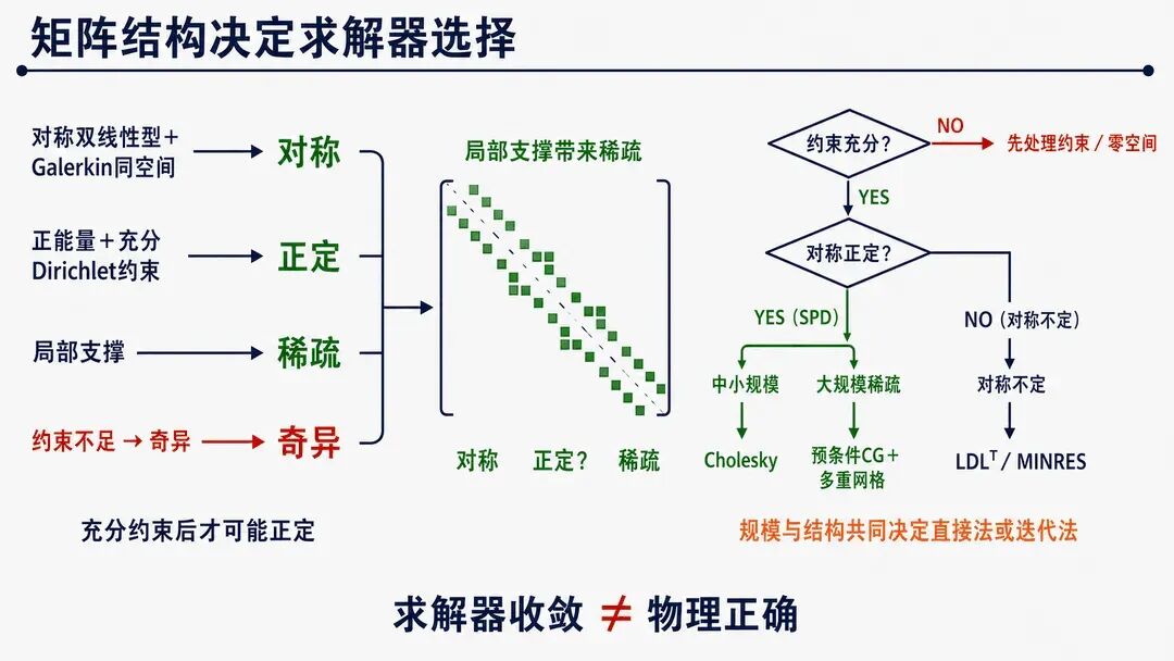 矩阵结构与求解器选择