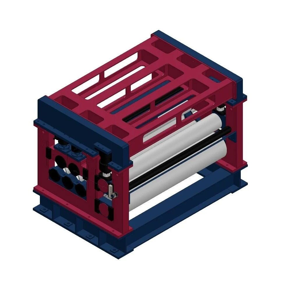 【非标数模】夹送辊兼五辊矫平机3D数模图纸 Solidworks设计