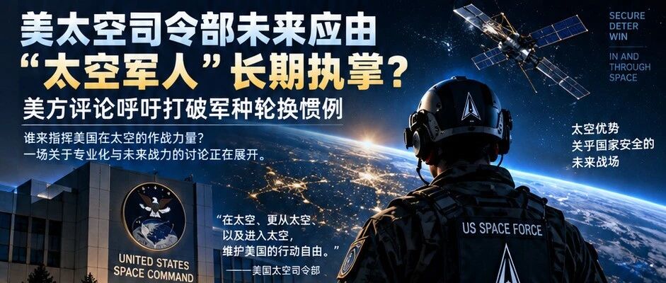 美太空司令部未来应由“太空军人”长期执掌？美方评论呼吁打破军种轮换惯例