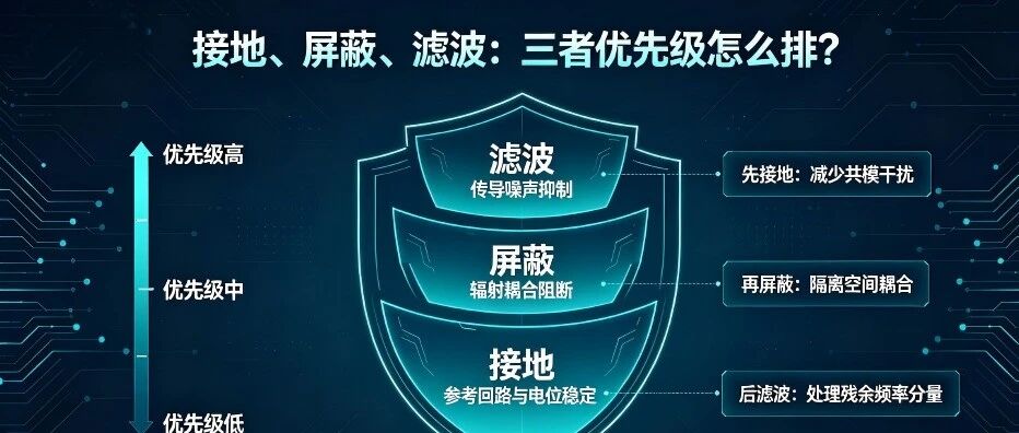接地、屏蔽、滤波：三者优先级应该怎么排？