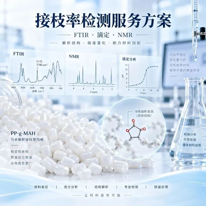 服务方案｜聚合物接枝率检测：精准评价接枝改性效果，助力材料研发与质量控制