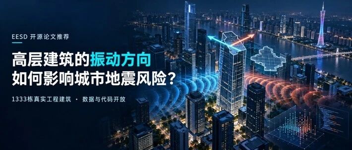 EESD 开源论文推荐 | 高层建筑方向感知周期预测与城市地震风险评估
