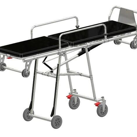 【医疗器械】MEDIROL救护车担架3D数模图纸 STP格式