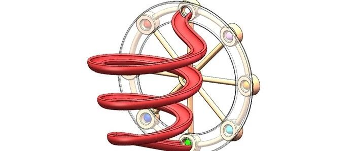 SolidWorks动画教程（27）：摩天轮轨道滚珠