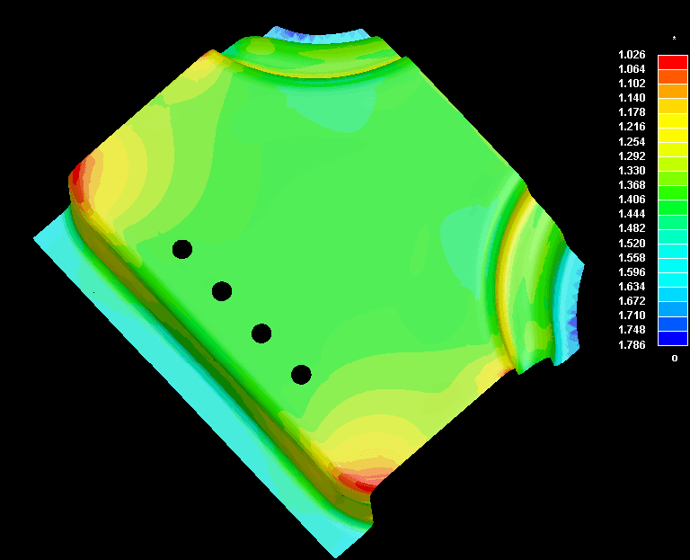 DynaForm 厚度云图
