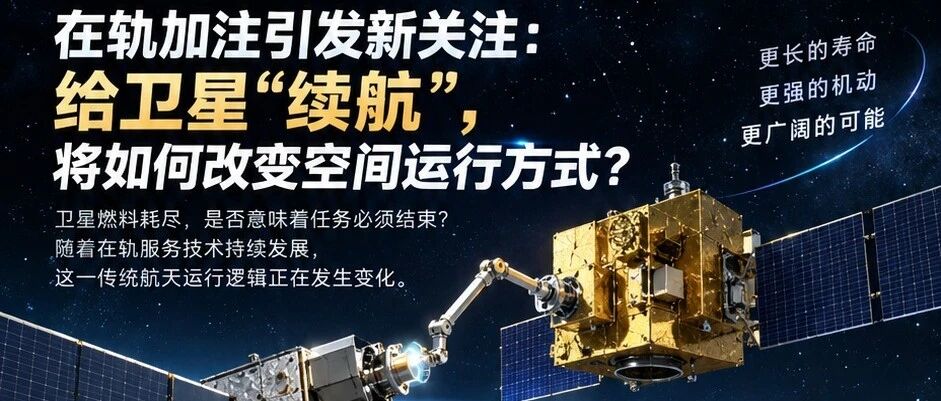 中国在轨加注引发新关注：给卫星“续航”，将如何改变空间运行方式？