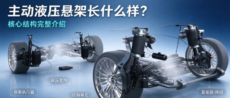 主动液压悬架长什么样？核心结构完整介绍