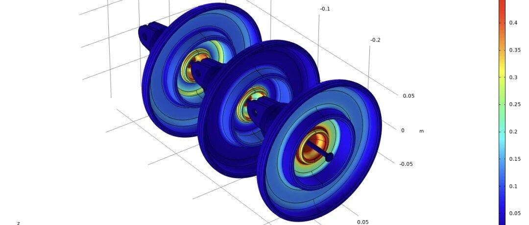 Comsol-110kV悬浮式绝缘子电场计算