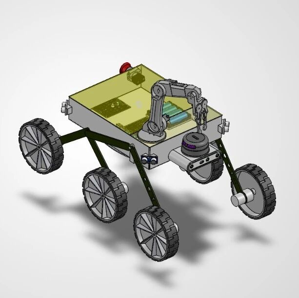 【其他车型】Robofest 6.0漫游车3D数模图纸 Solidworks设计