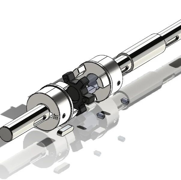 【工程机械】Lovejoy coupling联轴器的轴3D图纸 IGS STEP格式