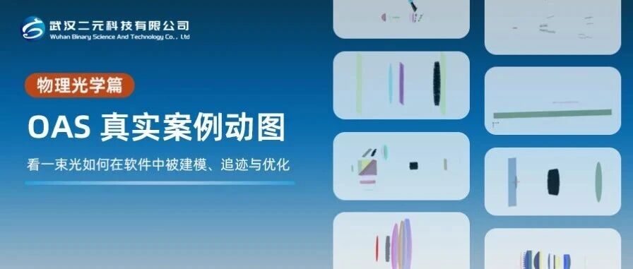 用真实光学案例动图了解OAS光学软件 | 物理光学篇
