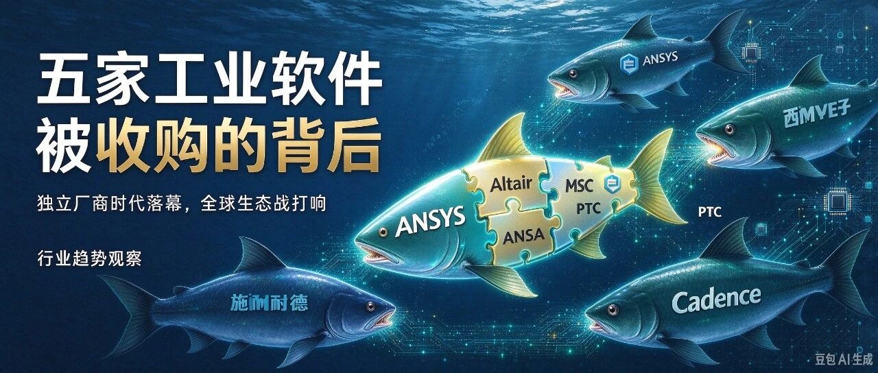 PTC、Ansys、Altiar 等5笔被收购的背后