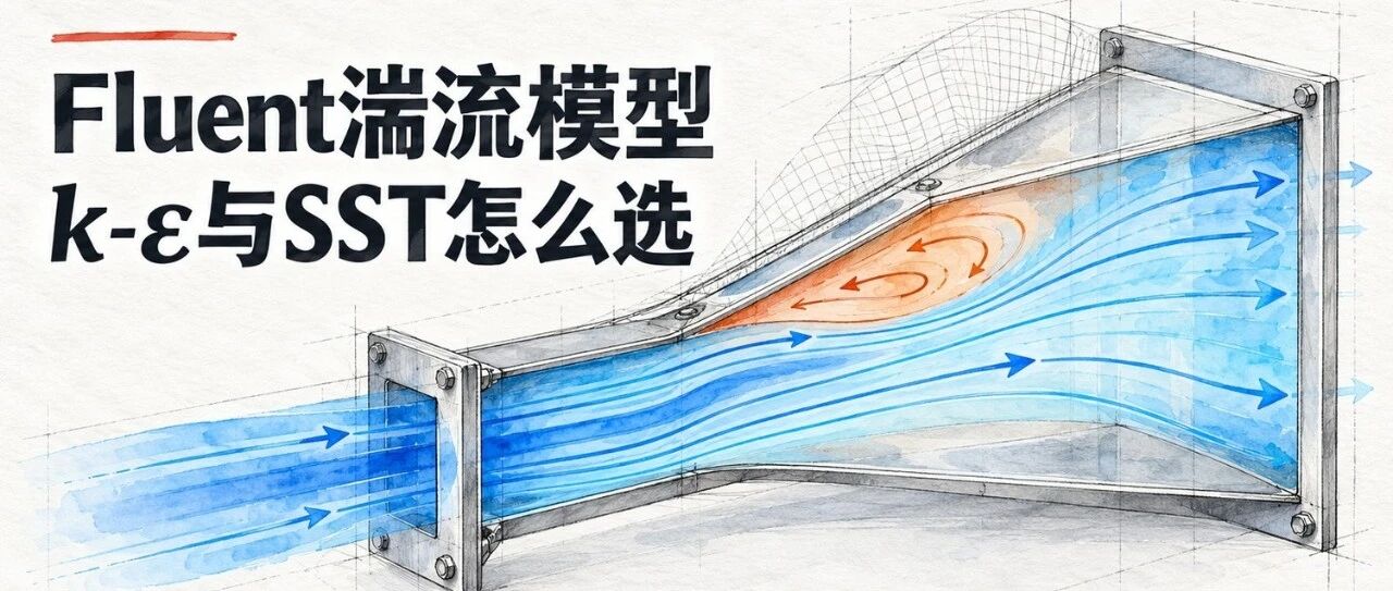 Fluent湍流模型选择：k-ε与SST k-ω的适用范围