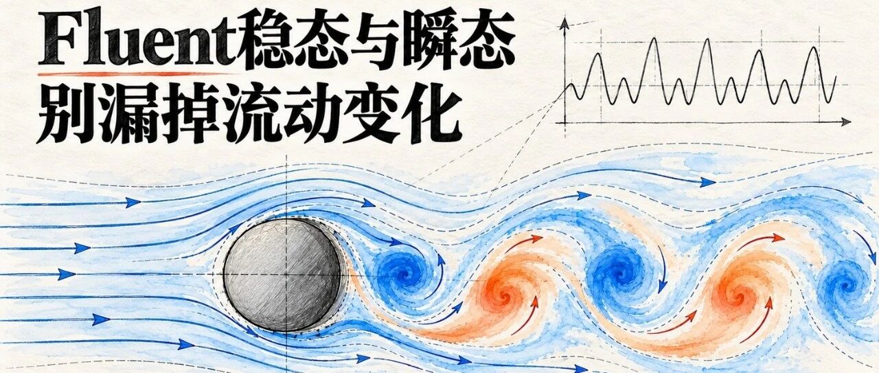 Fluent稳态与瞬态，选错了可能漏掉关键现象