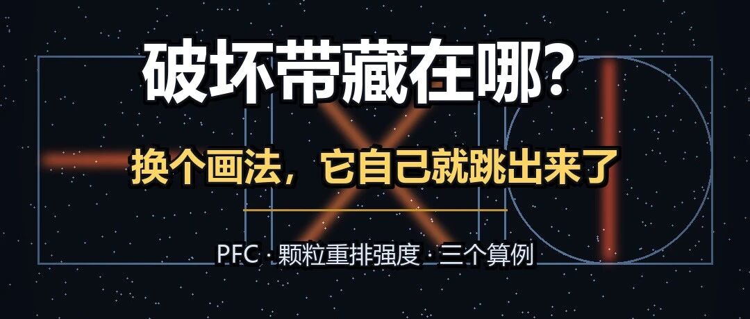 破坏带藏在哪？换个画法它就自己跳出来了