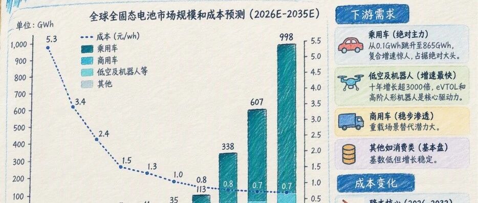 全固态电池降本之路