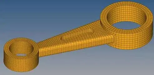 Hypermesh几何处理网格划分：工程车辆及零部件，轮毂，轮辋，转向节，车架，实体网格、壳单元
