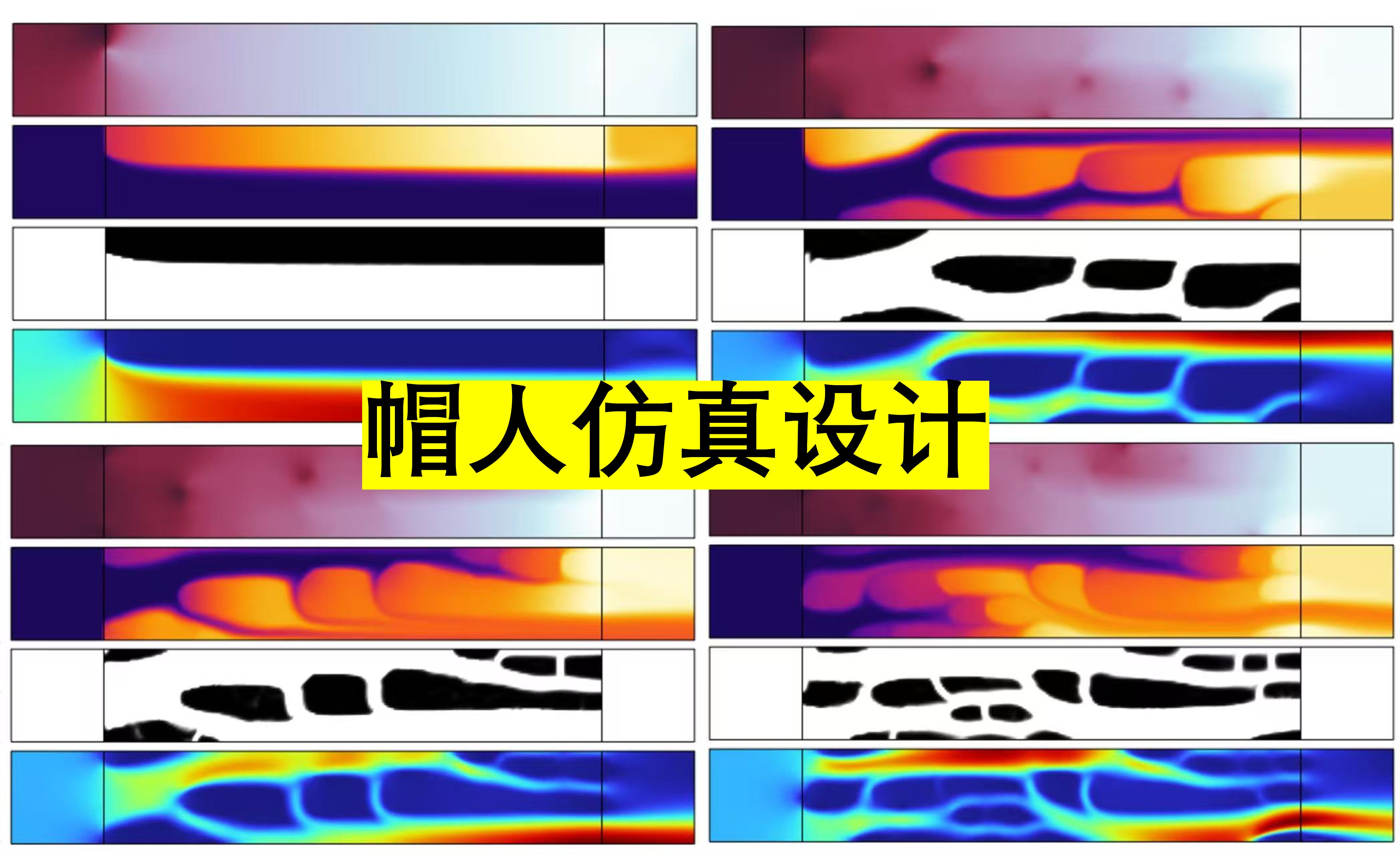 多翅片/散热流道拓扑优化设计