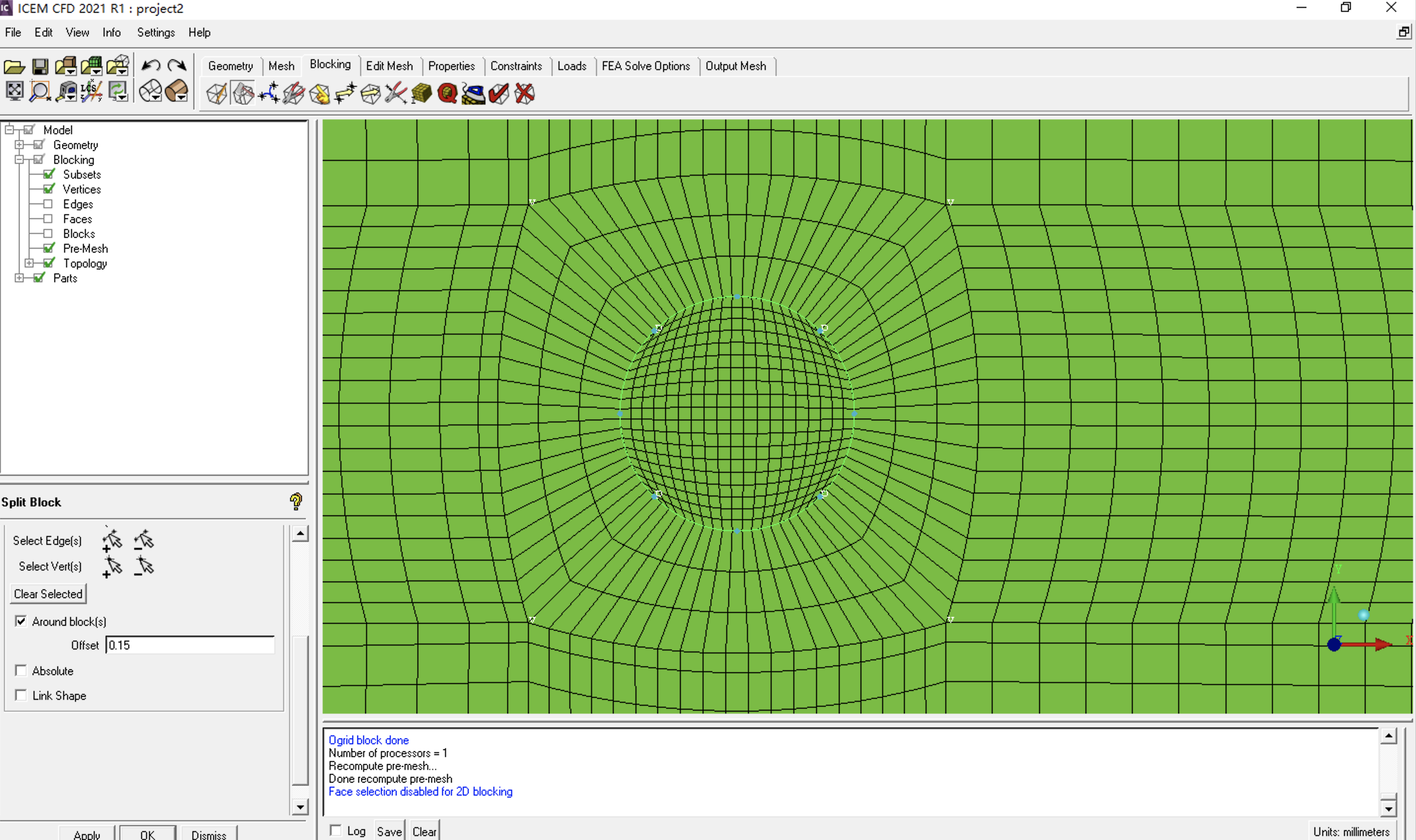 ICEM CFD O-grid Block 之 Link Shape 选项_ICEM CFD-仿真秀干货文章