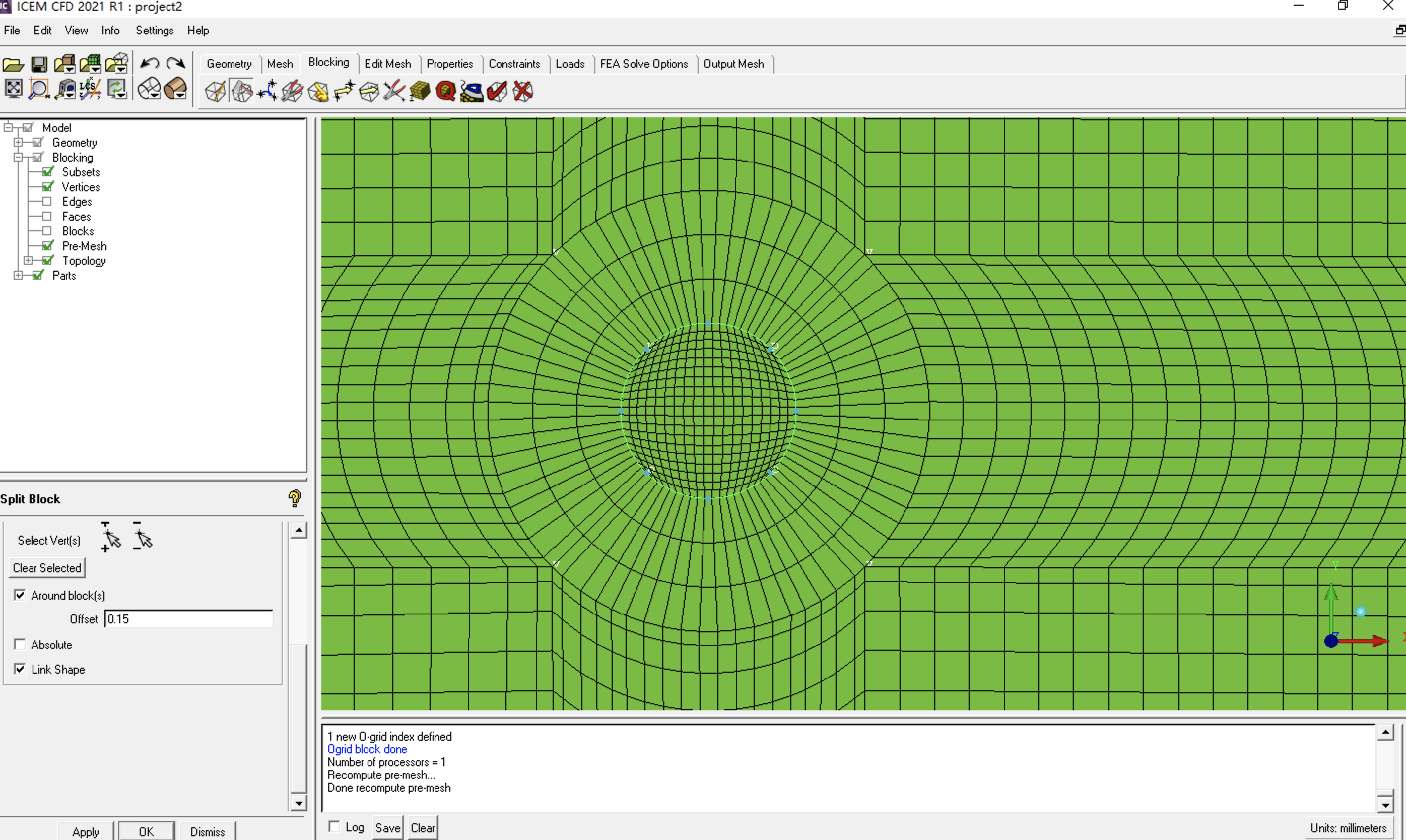 ICEM CFD O-grid Block 之 Link Shape 选项_ICEM CFD-仿真秀干货文章